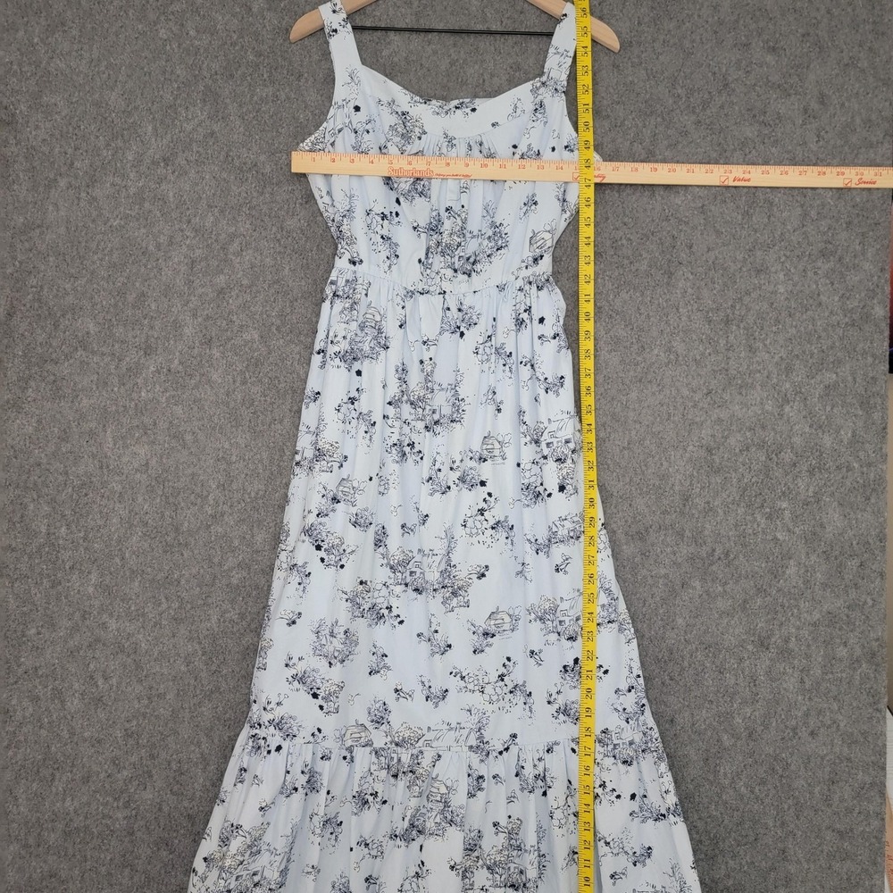 Gal Meets Glam Dress Womens 12 Maxi Sleeveless‎ Belted Lula Cottagecore Toile - Picture 11 of 14